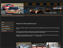 Tablet Screenshot of gt40goldparts.com